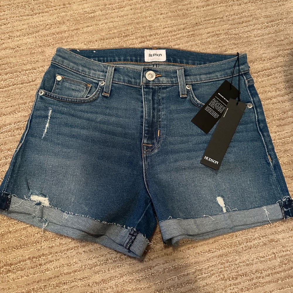 Hudson Valeri denim short, size 27 NWT